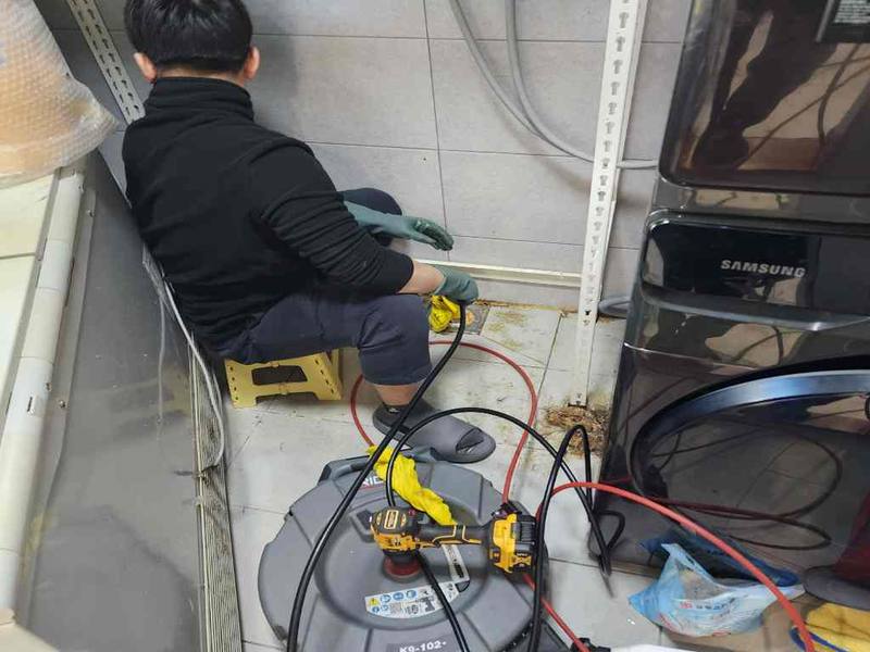양천구 싱크대막힘 작업사례 7